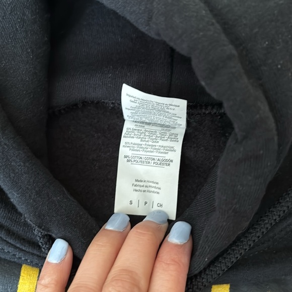 Italia Black Hoodie Size small - Picture 2 of 6